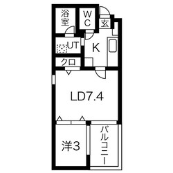 マンダリンコートささしまライブの物件間取画像